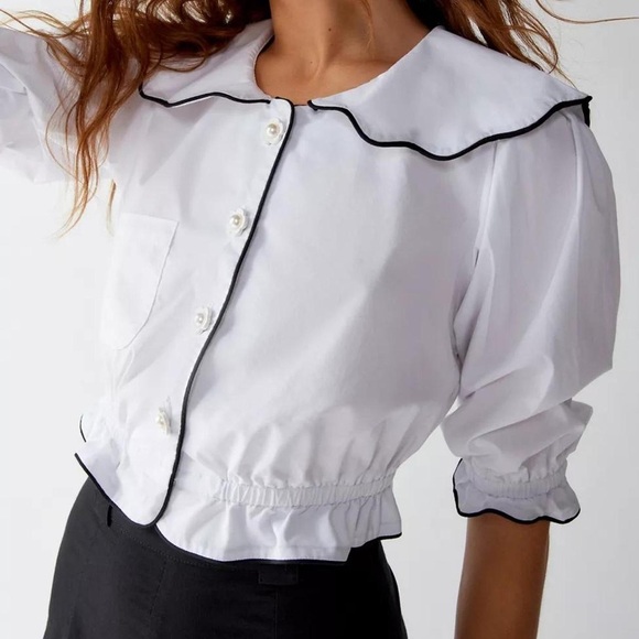 Urban Outfitters Tops - Urban Outfitters Lovers’ Lane Collared Blouse